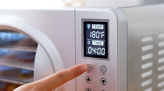 Bolkani Stainless Steel Food Dehydrator, 6 Dehydrating Trays, 500W, LED Display. 