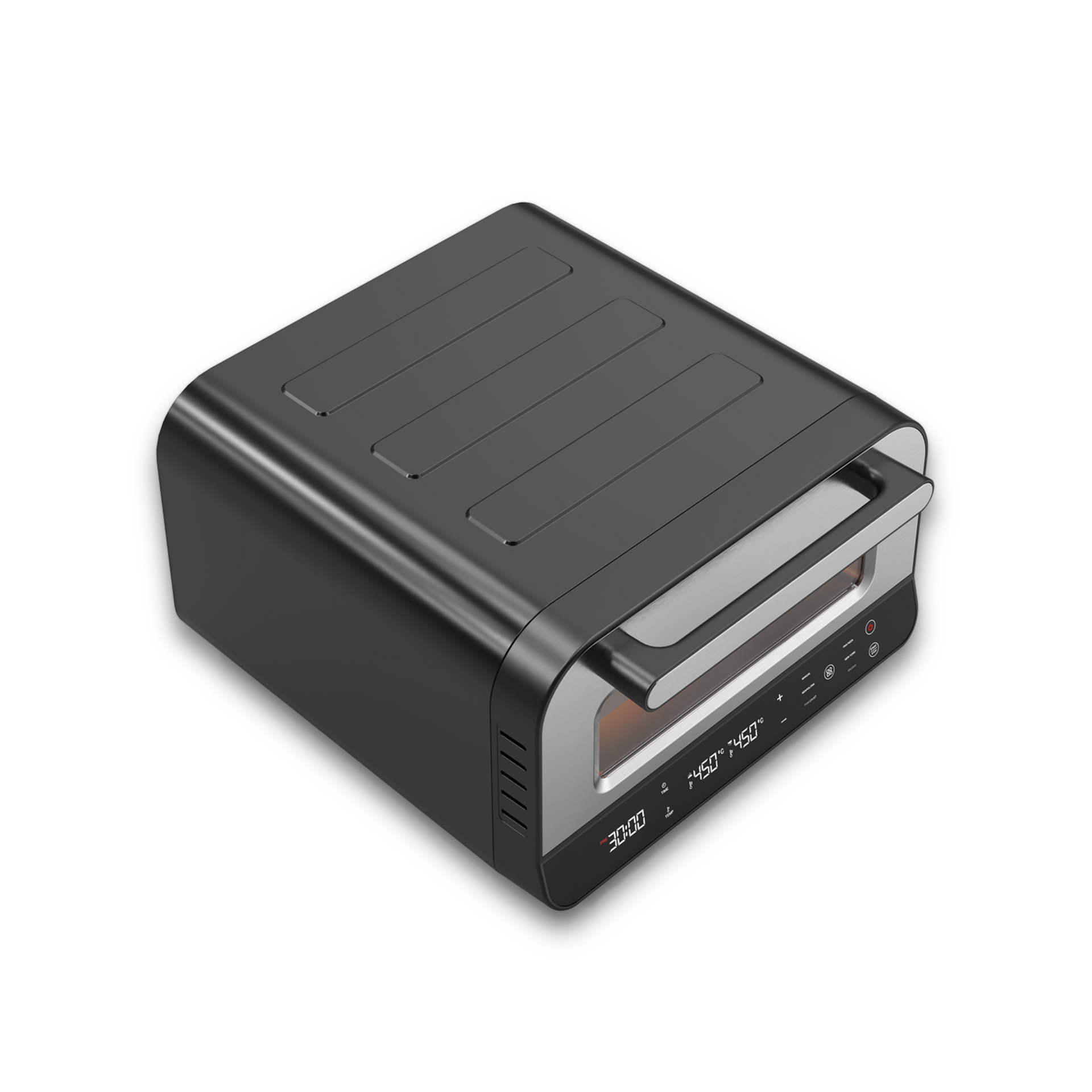 BOLKANI Electric Pizza Oven up to 450°C with Pizza Stone &amp; Pizza Peel 