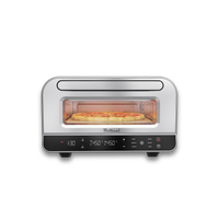 BOLKANI Electric Pizza Oven up to 450°C with Pizza Stone &amp; Pizza Peel 