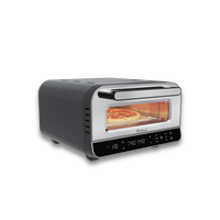 BOLKANI Electric Pizza Oven up to 450°C with Pizza Stone &amp; Pizza Peel 