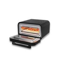 BOLKANI Electric Pizza Oven up to 450°C with Pizza Stone &amp; Pizza Peel 