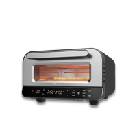 BOLKANI Electric Pizza Oven up to 450°C with Pizza Stone &amp; Pizza Peel 